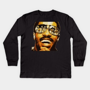Stevie Wonder Kids Long Sleeve T-Shirt